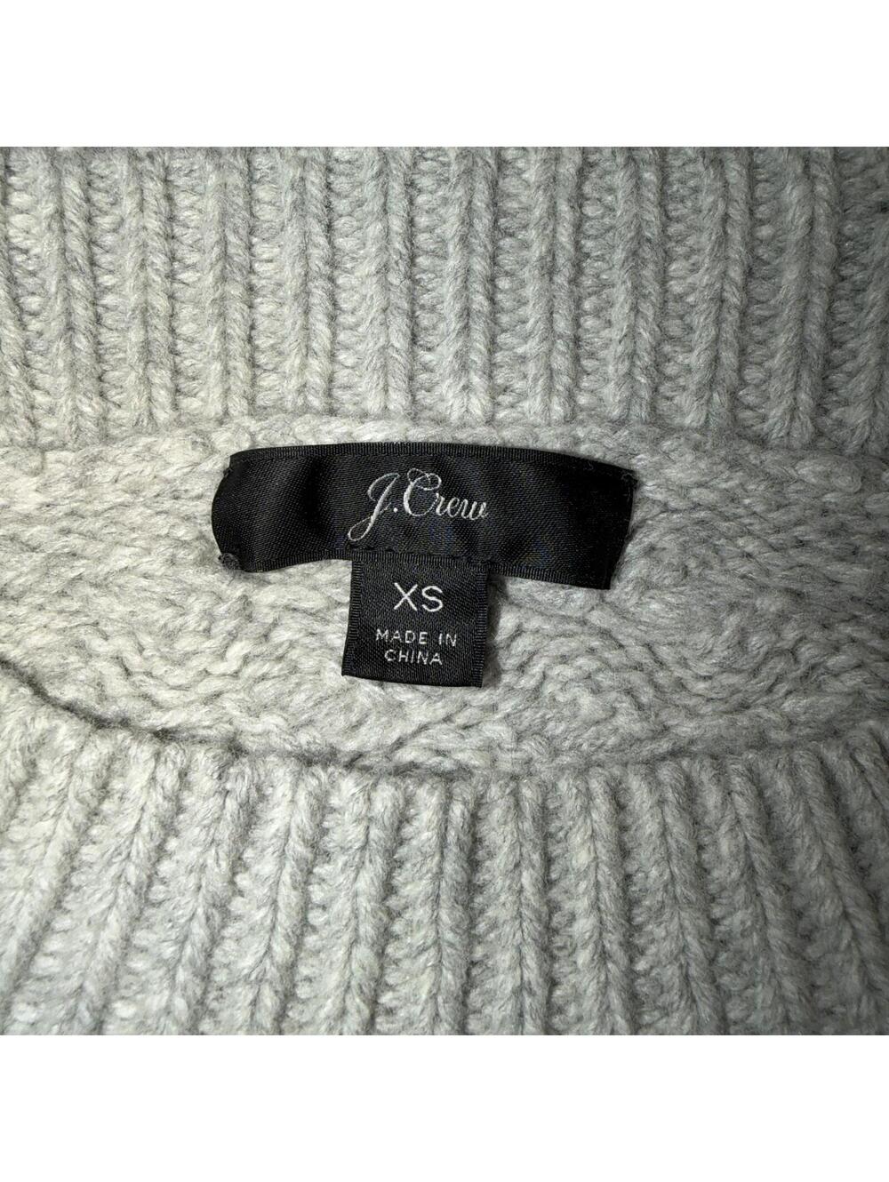 J.Crew Cable Knit Sequin Sweater - XS - Picture 2 of 6